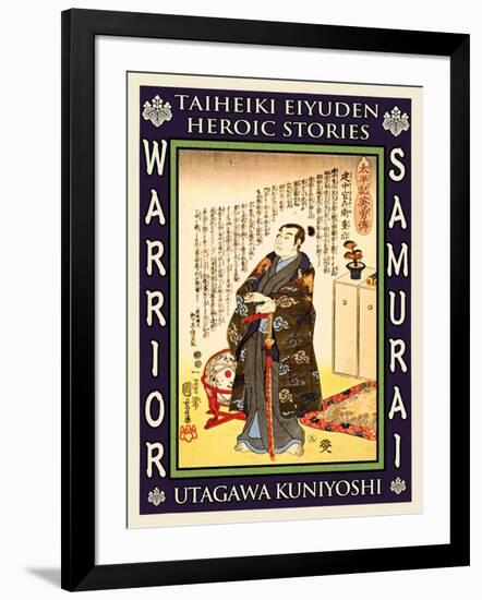 Samurai Takenaka Shigeharu-Kuniyoshi Utagawa-Framed Giclee Print