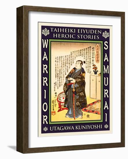 Samurai Takenaka Shigeharu-Kuniyoshi Utagawa-Framed Giclee Print