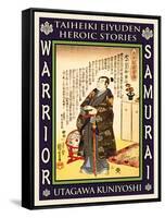 Samurai Takenaka Shigeharu-Kuniyoshi Utagawa-Framed Stretched Canvas