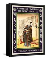 Samurai Takenaka Shigeharu-Kuniyoshi Utagawa-Framed Stretched Canvas