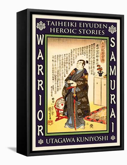 Samurai Takenaka Shigeharu-Kuniyoshi Utagawa-Framed Stretched Canvas