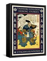 Samurai Takigawa Kazumasa-Kuniyoshi Utagawa-Framed Stretched Canvas