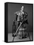 Samurai Warrior, 1880s-Kusakabe Kimbei-Framed Stretched Canvas