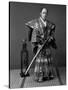 Samurai Warrior, 1880s-Kusakabe Kimbei-Stretched Canvas