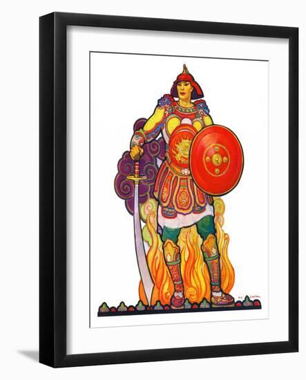 "Samurai Warrior,"February 20, 1932-Henry Soulen-Framed Premium Giclee Print