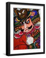 Samurai, Warrior Folk Art, Takamatsu, Shikoku, Japan-Dave Bartruff-Framed Photographic Print