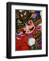 Samurai, Warrior Folk Art, Takamatsu, Shikoku, Japan-Dave Bartruff-Framed Photographic Print