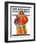 "Samurai Warrior," Saturday Evening Post Cover, February 20, 1932-Henry Soulen-Framed Giclee Print