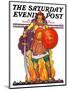 "Samurai Warrior," Saturday Evening Post Cover, February 20, 1932-Henry Soulen-Mounted Giclee Print