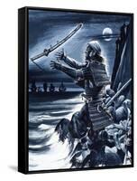 Samurai Warrior-Dan Escott-Framed Stretched Canvas