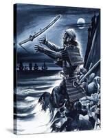 Samurai Warrior-Dan Escott-Stretched Canvas