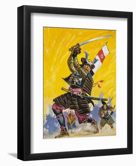 Samurai Warriors-null-Framed Giclee Print