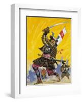 Samurai Warriors-null-Framed Giclee Print