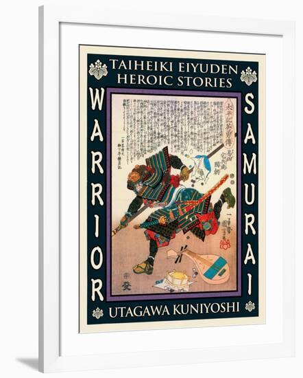 Samurai Yasuda Kunitsugu-Kuniyoshi Utagawa-Framed Giclee Print
