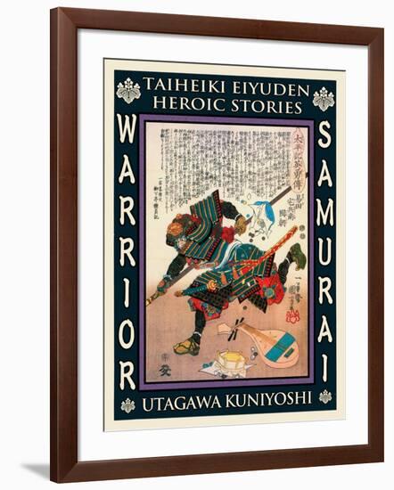 Samurai Yasuda Kunitsugu-Kuniyoshi Utagawa-Framed Giclee Print