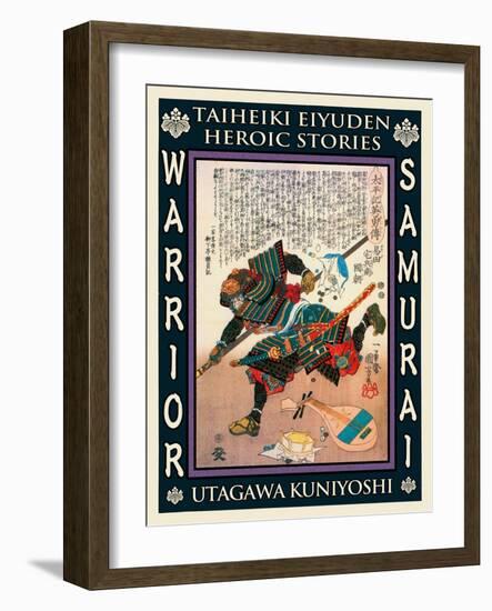 Samurai Yasuda Kunitsugu-Kuniyoshi Utagawa-Framed Giclee Print