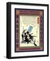 Samurai Yazama Shinroku Mitsukaze-Kuniyoshi Utagawa-Framed Giclee Print