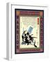 Samurai Yazama Shinroku Mitsukaze-Kuniyoshi Utagawa-Framed Giclee Print