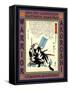 Samurai Yazama Shinroku Mitsukaze-Kuniyoshi Utagawa-Framed Stretched Canvas