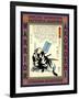 Samurai Yazama Shinroku Mitsukaze-Kuniyoshi Utagawa-Framed Giclee Print