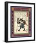 Samurai Yoshida Sadaemon Kanesada-Kuniyoshi Utagawa-Framed Giclee Print