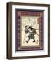 Samurai Yoshida Sadaemon Kanesada-Kuniyoshi Utagawa-Framed Giclee Print