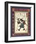 Samurai Yoshida Sadaemon Kanesada-Kuniyoshi Utagawa-Framed Giclee Print