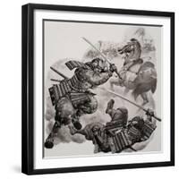 Samurai-Pat Nicolle-Framed Giclee Print