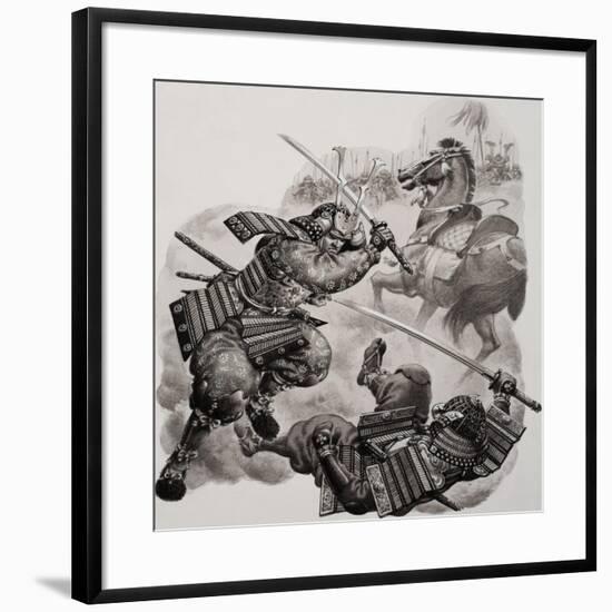 Samurai-Pat Nicolle-Framed Giclee Print