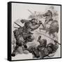 Samurai-Pat Nicolle-Framed Stretched Canvas