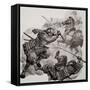 Samurai-Pat Nicolle-Framed Stretched Canvas