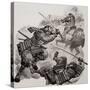 Samurai-Pat Nicolle-Stretched Canvas