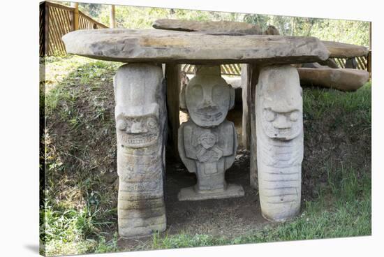 San Agustin Archaeological Park, UNESCO World Heritage Site, Colombia, South America-Peter Groenendijk-Stretched Canvas