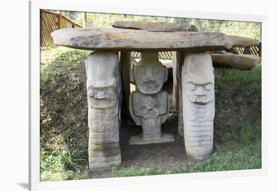 San Agustin Archaeological Park, UNESCO World Heritage Site, Colombia, South America-Peter Groenendijk-Framed Photographic Print