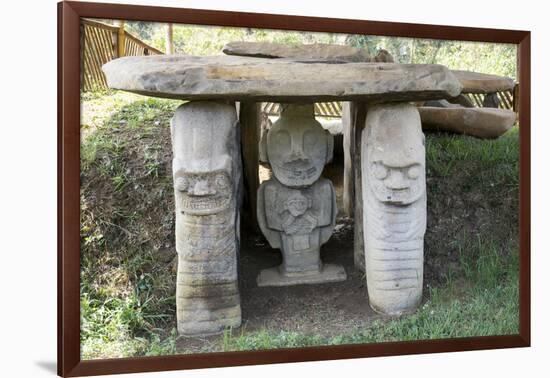 San Agustin Archaeological Park, UNESCO World Heritage Site, Colombia, South America-Peter Groenendijk-Framed Photographic Print