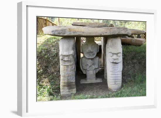 San Agustin Archaeological Park, UNESCO World Heritage Site, Colombia, South America-Peter Groenendijk-Framed Photographic Print