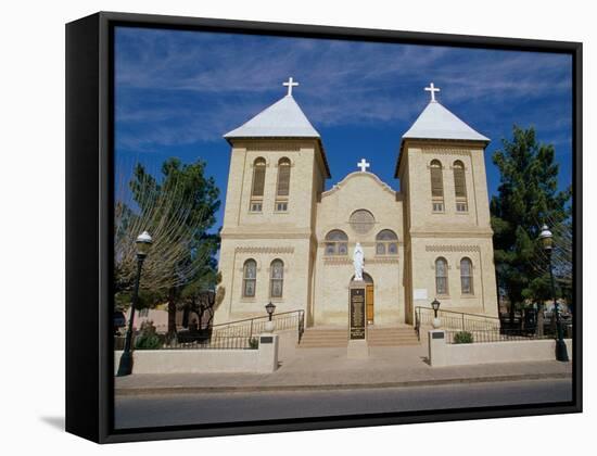 San Albino Church, Las Cruces, New Mexico, USA-null-Framed Stretched Canvas