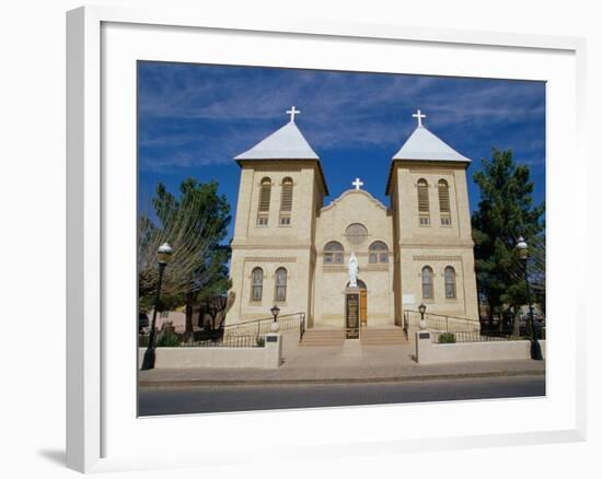 San Albino Church, Las Cruces, New Mexico, USA-null-Framed Photographic Print