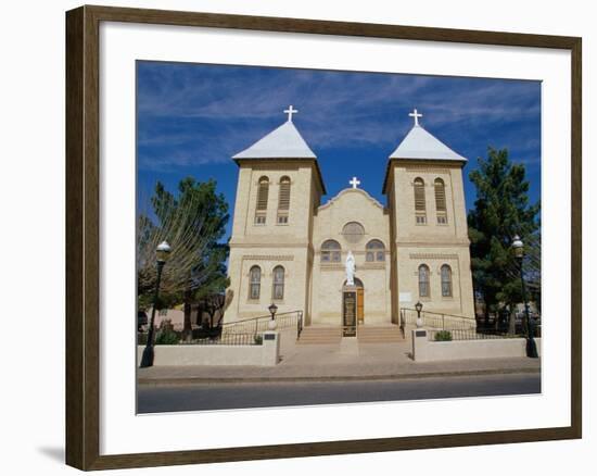 San Albino Church, Las Cruces, New Mexico, USA-null-Framed Photographic Print