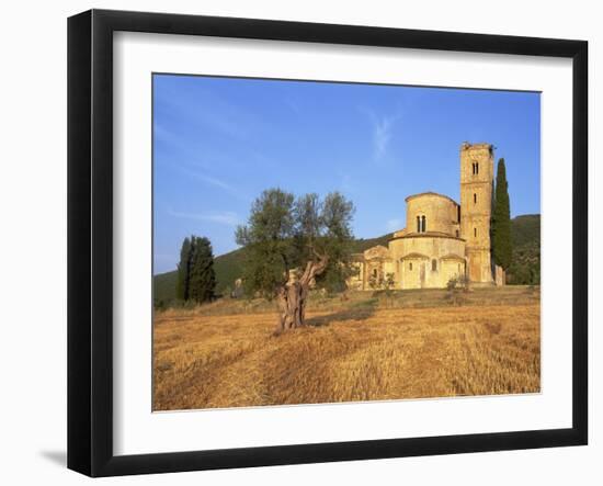 San Antimo Abbey, Siena Province, Tuscany, Italy, Europe-Morandi Bruno-Framed Photographic Print