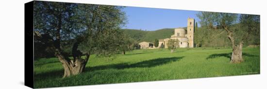 San Antimo Abbey, Siena Province, Tuscany, Italy-Bruno Morandi-Stretched Canvas