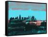 San Antonio Abstract Skyline II-Emma Moore-Framed Stretched Canvas