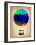 San Antonio Air Balloon-NaxArt-Framed Art Print