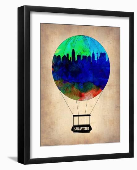 San Antonio Air Balloon-NaxArt-Framed Art Print