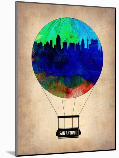 San Antonio Air Balloon-NaxArt-Mounted Art Print