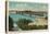 San Antonio Bridge and Fort Geronimo, San Juan, 1909-null-Stretched Canvas