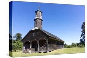 San Antonio Church, Colo, Island of Chiloe, Chile-Peter Groenendijk-Stretched Canvas