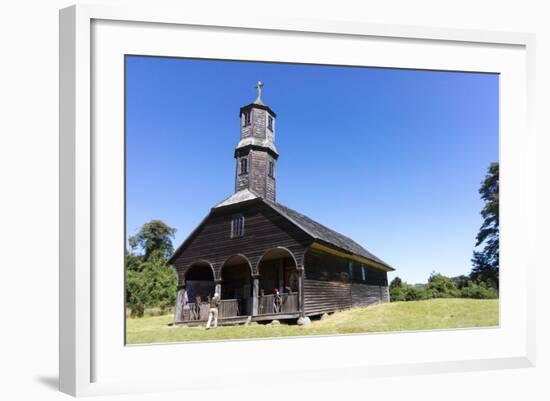 San Antonio Church, Colo, Island of Chiloe, Chile-Peter Groenendijk-Framed Photographic Print