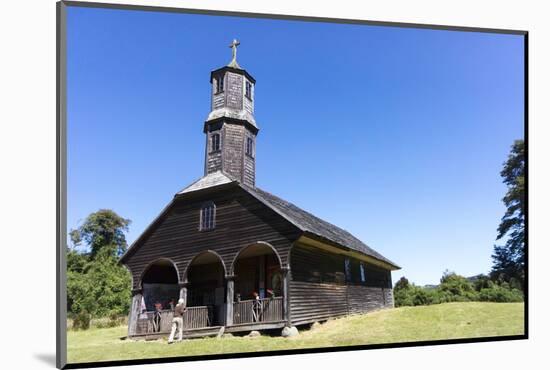 San Antonio Church, Colo, Island of Chiloe, Chile-Peter Groenendijk-Mounted Photographic Print