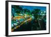 San Antonio River Walk at night, River San Antonio, San Antonio, Texas, USA-null-Framed Photographic Print